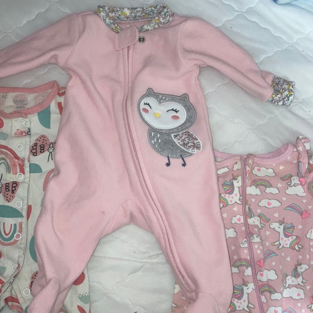 3 piece long sleeve onesies